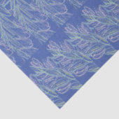 Papier Mousseline Flèches douces bleu (Détail)