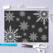 Papier Mousseline Flèches noires et blanches (Artisanat)