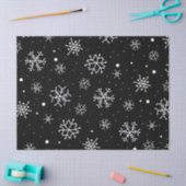 Papier Mousseline Flèches noires et blanches (Artisanat)