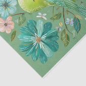 Papier Mousseline Fleur (Détail)