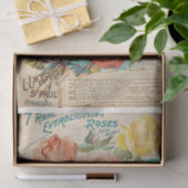 Papier Mousseline fleur (Cadeau)