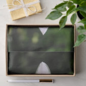 Papier Mousseline Fleur blanche d'Hosta (Cadeau)