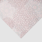 Papier Mousseline Fleur blanche et lavande (Détail)