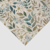 Papier Mousseline Fleur botanique sauvage boho (Détail)