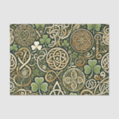 Papier Mousseline Fleur celtique (Recto)