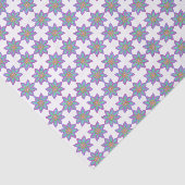 Papier Mousseline Fleur colorée Abstraite Aïd (Détail)