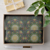 Papier Mousseline Fleur courbée (Cadeau)
