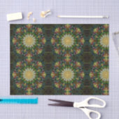 Papier Mousseline Fleur courbée (Artisanat)