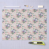 Papier Mousseline Fleur d'Apple (blanc d'albescent) (Artisanat)
