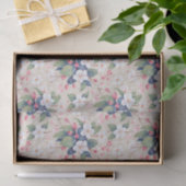 Papier Mousseline Fleur d'Apple (blanc d'albescent) (Cadeau)