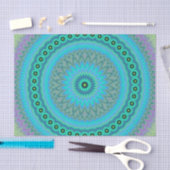 Papier Mousseline Fleur de Boho (Artisanat)