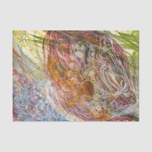 Papier Mousseline Fleur de Catherine Stringer (Recto)