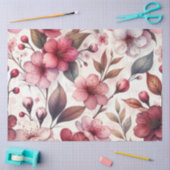 Papier Mousseline Fleur de cerise (Artisanat)