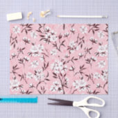 Papier Mousseline Fleur de cerisier blanc (Artisanat)