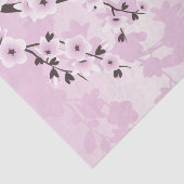 Papier Mousseline Fleur de cerisier rose Dusky Asie Floral (Détail)