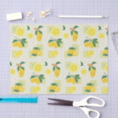 Papier Mousseline Fleur de Citron (Artisanat)