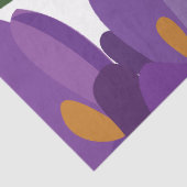 Papier Mousseline Fleur de Crocus Violet (Détail)