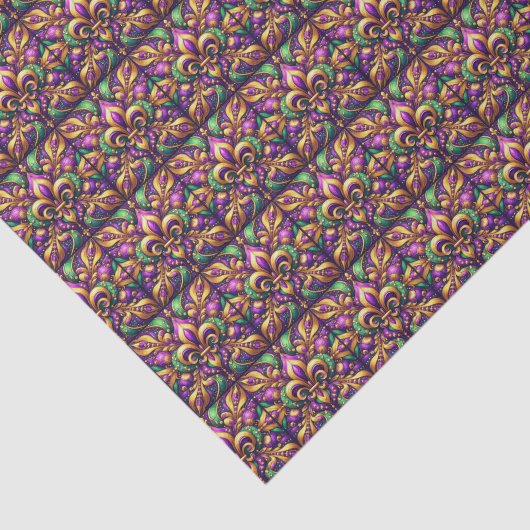 Papier Mousseline fleur de lis (Détail)