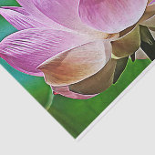 Papier Mousseline Fleur de lotus (Détail)