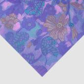 Papier Mousseline Fleur de Malve, Fleurs de Malva Peinture Florale P (Détail)