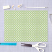 Papier Mousseline Fleur de marguerite verte (Artisanat)