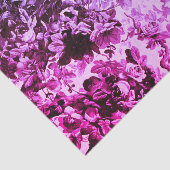 Papier Mousseline Fleur de paon victorien élégante (Détail)