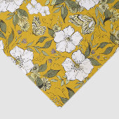 Papier Mousseline Fleur de papillon de moutarde (Détail)