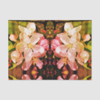 Fleur de printemps crabappée fleurit Shabby Découp