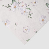 Papier Mousseline Fleur de printemps élégante aquarelle (Détail)