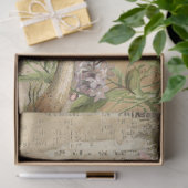 Papier Mousseline Fleur de soleil florale Daisy Fox Bird Ephemera De (Cadeau)