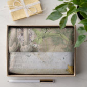 Papier Mousseline Fleur de tournesol floral Daisy Rabbit Ephemera De (Cadeau)