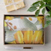 Papier Mousseline Fleur de tournesol Jaune Floral Rustique Automne F (Cadeau)