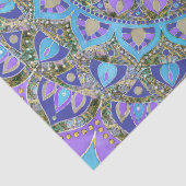 Papier Mousseline Fleur De Vie - Mandala India Style 2 (Détail)