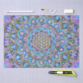 Papier Mousseline Fleur De Vie - Mandala India Style 2 (Artisanat)