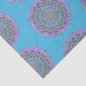 Papier Mousseline Fleur De Vie - Mandala India Style 2 (Détail)