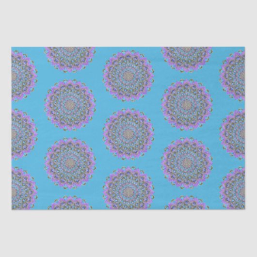 Papier Mousseline Fleur De Vie - Mandala India Style 2 (Recto)