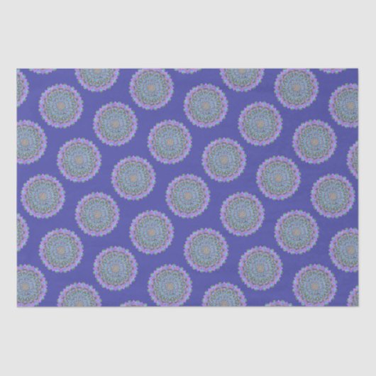 Papier Mousseline Fleur De Vie - Mandala India Style 2 (Recto)