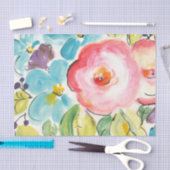 Papier Mousseline Fleur délice II (Artisanat)