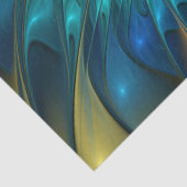 Papier Mousseline Fleur d'Imaginaire lumineux, Fractale Abstraite co (Détail)