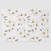 Papier Mousseline Fleur Élégante (Recto)