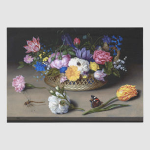 Papier Mousseline Fleur Encore Vie Bosschaert Néerlandais Peinture A