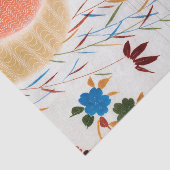 Papier Mousseline Fleur et eau courante, design japonais (Détail)