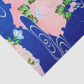 Papier Mousseline Fleur et eau courante, design japonais (Détail)