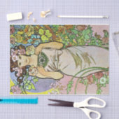 Papier Mousseline Fleur fille (Artisanat)