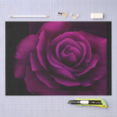Papier Mousseline Fleur gothique de rose violet-rouge (Artisanat)