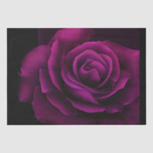 Papier Mousseline Fleur gothique de rose violet-rouge