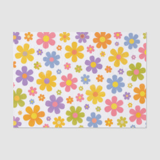 Papier Mousseline Fleur Groovy Power