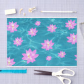 Papier Mousseline Fleur Lotus (Artisanat)