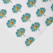 Papier Mousseline Fleur Lotus vintage #2 (Détail)
