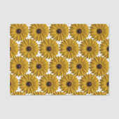 Papier Mousseline Fleur marguerite Jaune été Anniversaire Bouquet de (Recto)